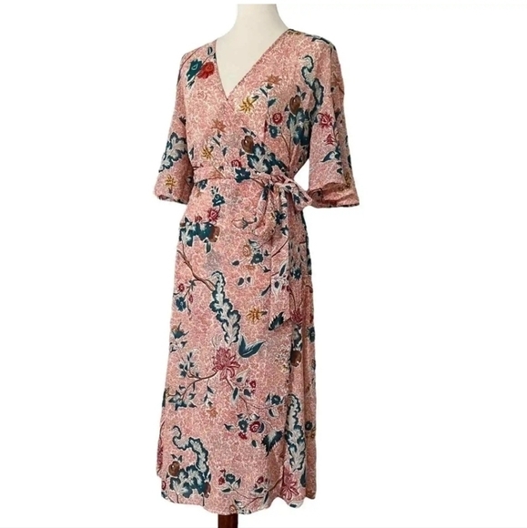 Anthropologie Maeve Adelaide Wrap Dress - Picture 4 of 15